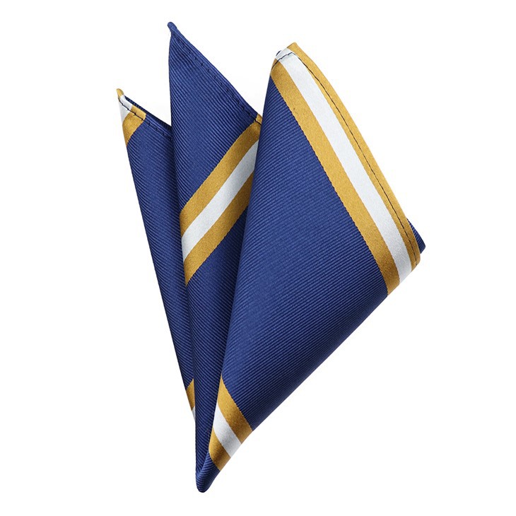 Blue Pattern Pocket Square