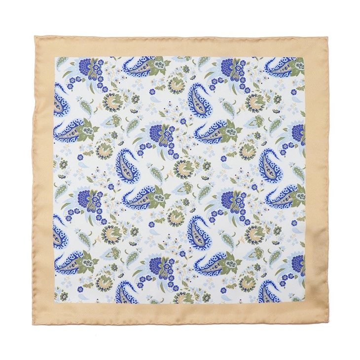 Pink Pattern Pocket Square